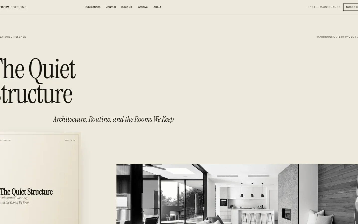 Screenshot of Morrow Editions